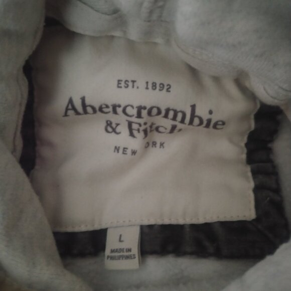 Y2K Vintage Abercrombie & Fitch pullover hoodie size Large - Picture 6 of 9